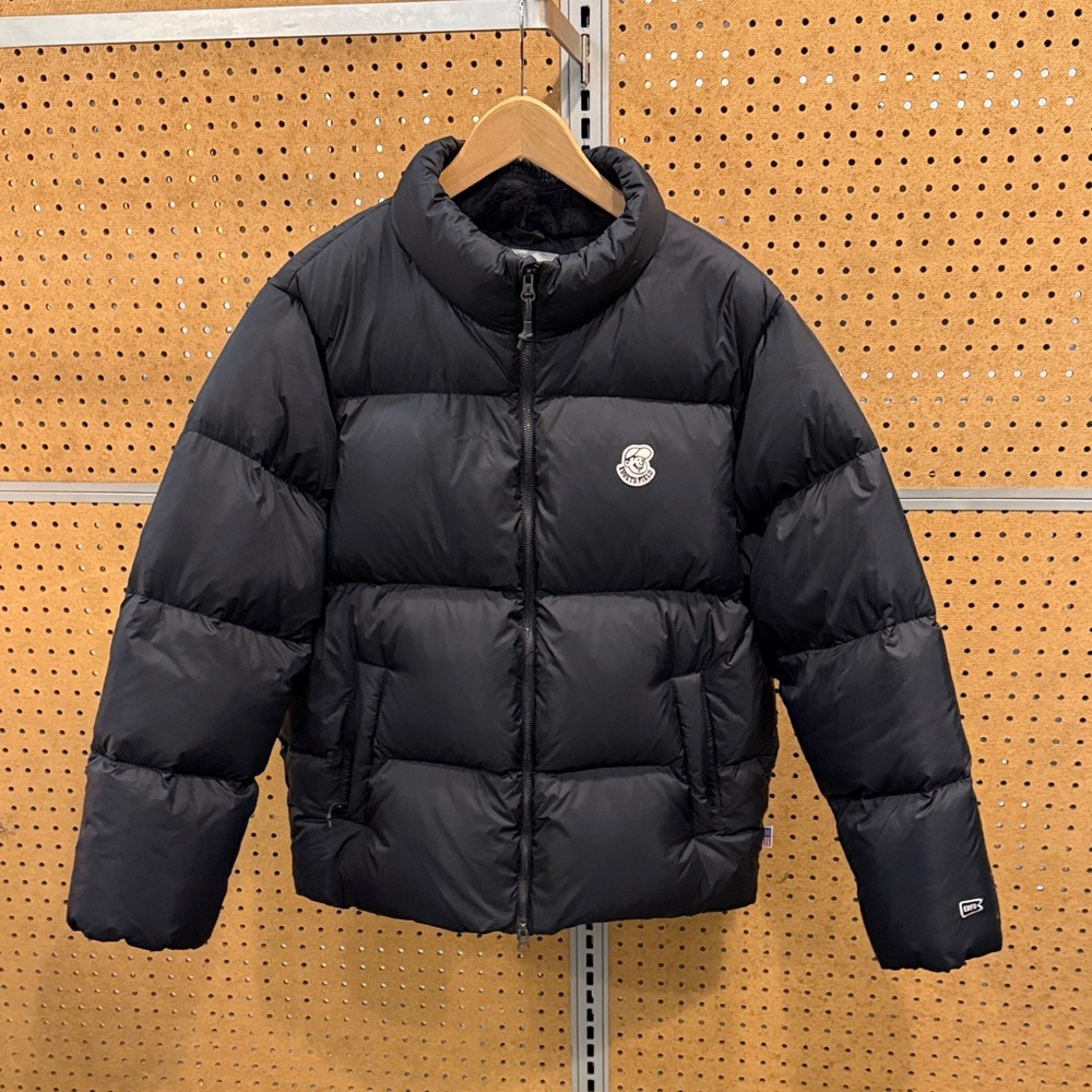Ebbets Field Flannels Black Womens Down Puffer Jacket